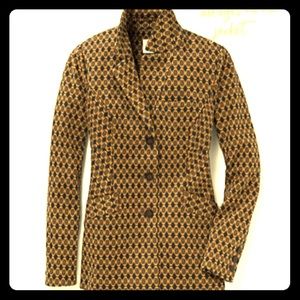 CAbi Standout Medallion Blazer Navy / Gold Size L